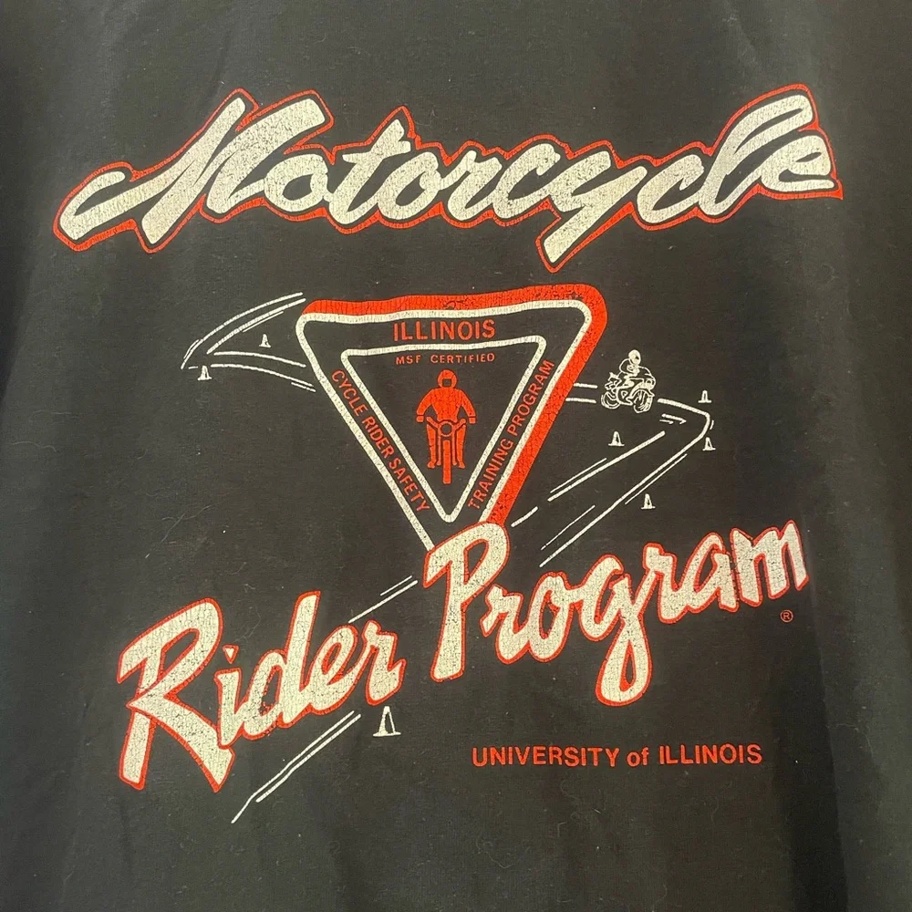 Motorcycle Rider Program Graphic Tee - Picture 2 of 4